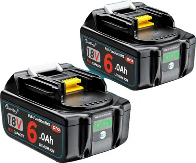 Produktbild von Wiederaufladbare Batterie, 6Ah Kapazität, Vollfunktions-BMS, 2 STK 6Ah Batterie