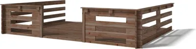Immagine prodotto di Veranda - 12m2 - 4m x 3m - impregnata - colore: marrone