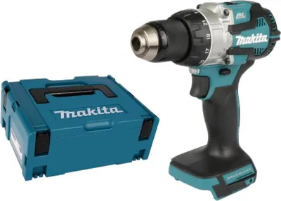 Produktbild von Makita DHP489ZJ, Schlagschrauber, Pistolengriff, 1/2", Blau, Schwarz, Bürstenlos, 1800 RPM