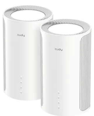 Produktbild von Cudy M11000, Weiß, Intern, Mesh-Router, Status, System, Mit kugelförmiger Richtcharakteristik, 250 m²