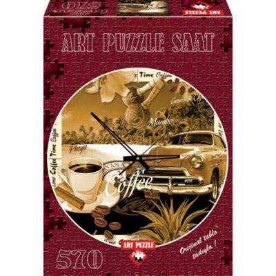 Immagine prodotto di ART PUZZLE Puzzle orologio tazza da caffè 570 pezzi