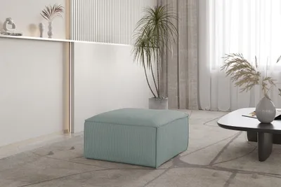Productafbeelding van Design fauteuil, model CELES PREMIUM, 65x65 cm, bekleed met stof Scala in de kleur saffierblauw