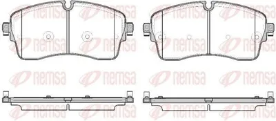 Produktbild von REMSA Bremsbeläge Satz Vorne Bremsklötze für LAND ROVER Range Rover Sport (L494) 1815.00