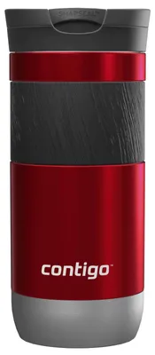 Zdjęcie produktu dla ContiGo! Byron 2.0 SNAPSEAL, Czarny, Srebrny, Czerwony, Stal nierdzewna, 6 h, 12 h, 470 ml, 83 mm