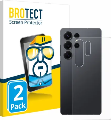Produktbild von 2x Für Samsung Galaxy S25 Ultra (Rückseite) Schutzfolie BROTECT Displayschutz Display Schutz Folie Klar Transparent