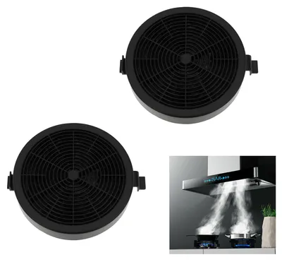 Aktivkohlefilter 2er-Pack 113x19 mm für Dunstabzugshauben