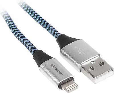 Zdjęcie produktu dla Tracer TRAKBK46269 kabel Lightning 1 m czarny, niebieski, srebrny