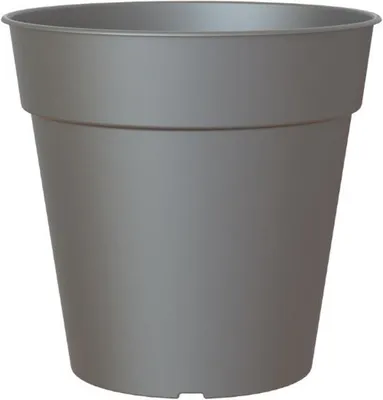 Image de Pot de fleurs MADAGASCAR plastique anthracite d40x38cm