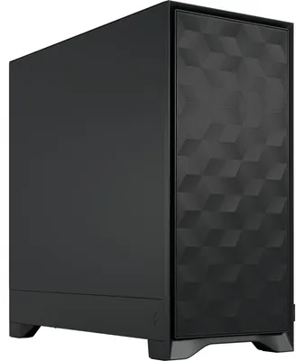 Produktbild von Fractal Design Pop 2 Air Black Solid, Midi Tower, PC, Schwarz, ATX, micro ATX, Mini-ITX, Stahl, Gaming