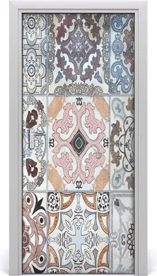 Produktbild von Tulup Türaufkleber 95x205 cm Dekorative Aufkleber Selbstklebend Wasserdichte Tapete Abnehmbar Schlafzimmer Wohnzimmer Wohnkultur - Fliese