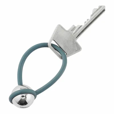 Immagine prodotto di Stelton My Schlüsselring Steel Petrol, Schlüsselanhänger, Keychain, Stahl, Petroleum, Ø 2 cm, 602-1
