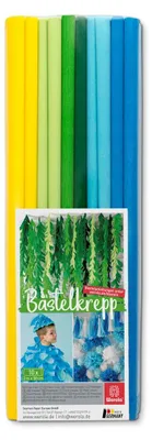Image de WEROLA 794043000 Papier crêpe WEROLA Maritim couleurs assorties 31 g/qm 10 rouleaux