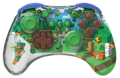 Immagine prodotto di Controllore senza fili REALMz™: Minecraft Forest Biome - Nintendo Switch