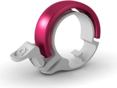 Image de Knog Oi Classic Large Fahrradklingel, 23.8-31.8mm, white/pink SALE