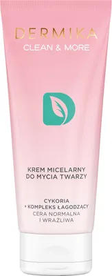 Productafbeelding van Dermika Clean & More - Micellaire reinigingscrème voor de delicate reiniging van de gezichtshuid, 150 ml