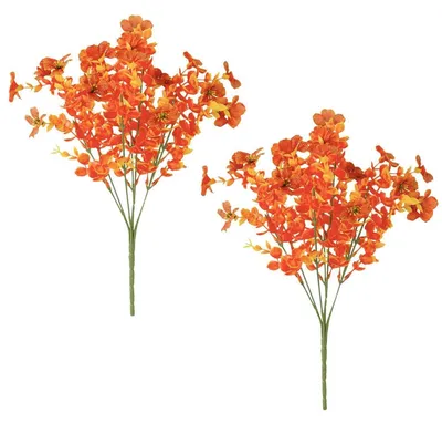 Obrázek produktu pro Umělé podzimní květiny, 2 svazky, dekorativní eukalyptus, 35 cm