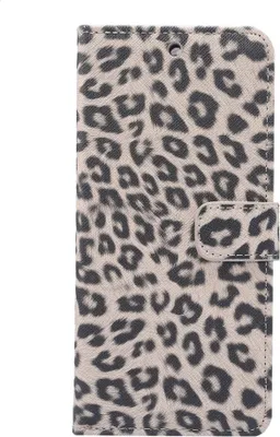 Produktbild von Mobigear Leopard Schutzhülle für Samsung Galaxy S20 – Klapphülle/Etui mit Geldbörsenfunktion – Braun