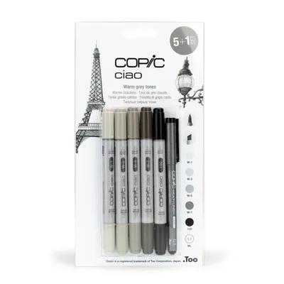 Produktbild von Copic Ciao 5+1 Set Warm Grey Tones