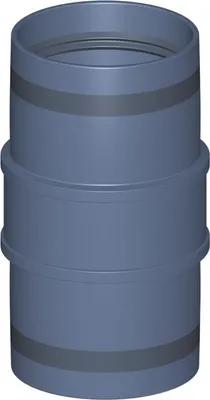 Produktbild von Poloplast POLO-KAL XS, Doppelmuffe, DN 50, 1 Stk.