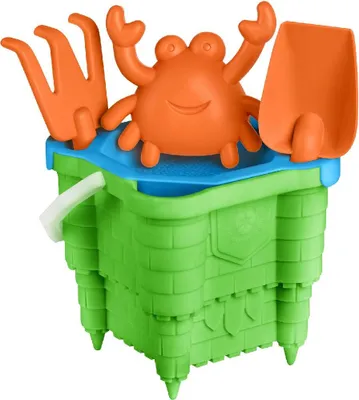 Image de van der Meulen Jouets de plage Set de seaux en plastique recyclé 5 pièces