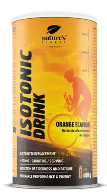 Produktbild von ISOTONIC DRINK - orange - Pulver mit Glucose, Dextrose, Vitamin C - 400 g