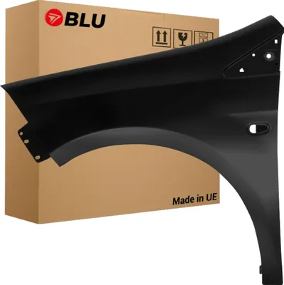 Image de BLU Aile Compatible avec Fiat Bravo 891B Gauche Schwarz SchwarzProvoker | 2007-2014 | Avant | Peint| Prêt à Monter | Acier