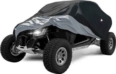 Produktbild von WALSER Abdeckplane Quad All Weather, Quad Abdeckplane wasserdicht, Quad Garage, Quad Zubehör, UV-beständige Quad Abdeckplane auch für E Quad, Quad Plane, wetterfeste Abdeckung Plane schwarz M