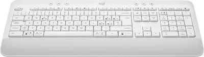 Produktbild von Logitech 920-010969, Volle Größe (100%), Kabellos, Bluetooth, Membran Key Switch, QWERTY, Weiß