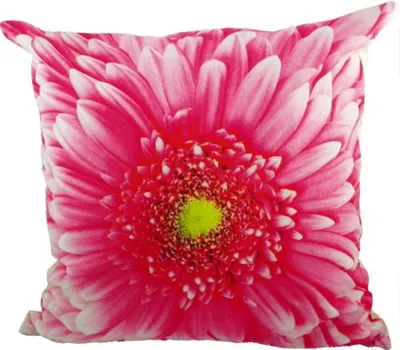 Produktbild von Kissen - Blüte - Blume Gerbera Rosa ca 50 x 50 cm Dekokissen