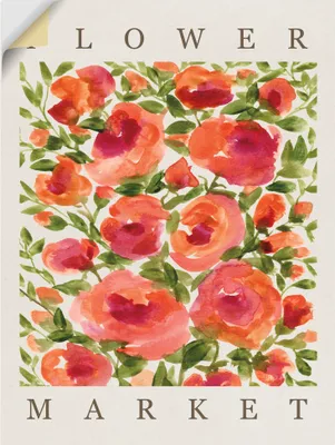 Produktbild von ARTland Wandbild, selbstklebend Coral Blooms Größe: 45x60 cm
