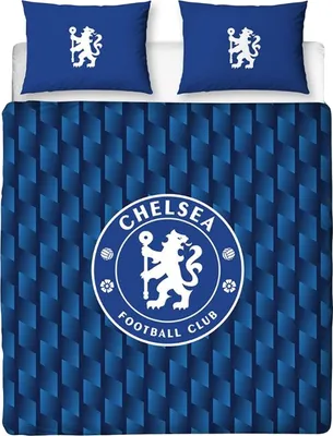 Obrázek produktu pro Chelsea FC - geometrický design manželské postele AG3969 (manželská postel) (modrá/bílá)