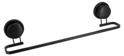 Produktbild von Handtuchhalter gm aluminium auf saugnäpfen - schwarz - Tendance
