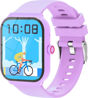 Image de INF Montre Connectée Multifonctionnelle : Appels Bluetooth & Suivi Santé Violet
