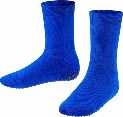 Image de Chaussettes antidérapantes FALKE Catspads pour enfants, bleu cobalt, pointures 19-22