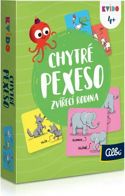 Zdjęcie produktu dla Albi Kvído - Sprytna gra pamięciowa 2. edycja - Rodzina zwierząt