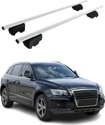 Image de Barres de toit transversales pour Audi Q5 8R 2008-2017 Fer Gris 2Pcs