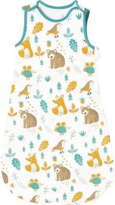 Produktbild von Baby Schlafsack, ärmellos, 1,5 Tog Winterschlafsack, Kleinkind, weich gefütterte Baumwolle, ganzjährig, Babyschlafsäcke für Neugeborene, Jungen, Mädchen, Baby-Pyjama für Kleinkinder (Bär, Groß)