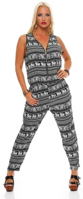 Produktbild von Damen Jumpsuits Elegant bequem Einteiler; Schwarz/S/M 36/38