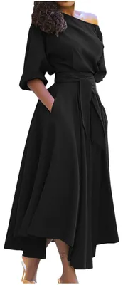 Produktbild von Elegantes Sommerkleid mit asymmetrischem Saum für Damen