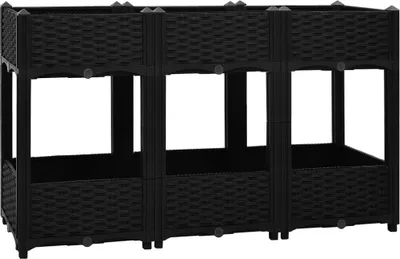 Zdjęcie produktu dla vidaXL Kosz na śmieci 120x40x71 cm Polipropylen