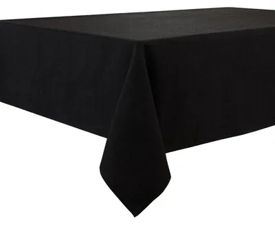 Immagine prodotto di Tovaglia grafite scura, 145 x 300 cm, idrorepellente, aspetto lino, rettangolare