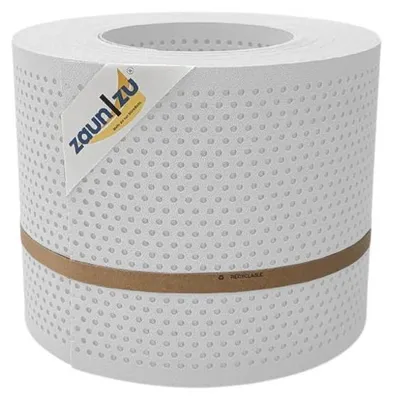 Produktbild von Doppelstab Sichtschutz zaun|zu PREMIUM gelocht 20% Streifen PP Zaunblende Weiß 26m