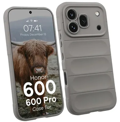 Produktbild von Robuste Handyhülle für Honor 600 5G / 600 Pro 5G, Bizon Case Tur, Hellgrau
