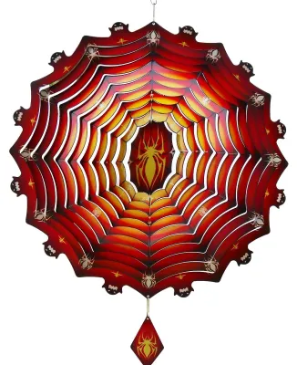 Produktbild von Edelstahl Halloween Windspinner - Gartendekoration
