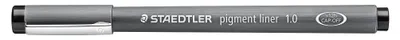 Immagine prodotto di STAEDTLER Pigment Liner 308, pennarello a punta fine – nero, confezione da 10 pezzi, larghezza punta: 1,0 mm