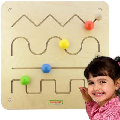 Imagen del producto de Tabla deslizante de motricidad fina Montessori Masterkidz
