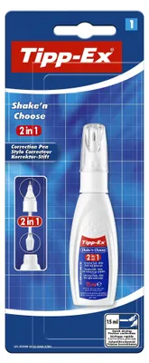 Produktbild von BIC 900357 Tipp-Ex Korrekturstift 'Shake'n Choose' 2 in 1, weiß (15 ml)
