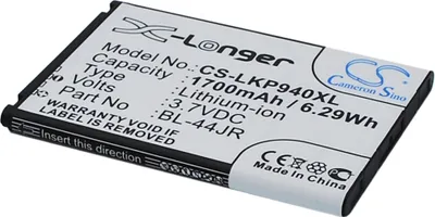 Produktbild von TECHTEK Akku Kompatibel mit [LG] K2, KU5400, Optimus EX, P940, Prada 3.0, SU540, SU880 Ersetzt BL-44JR
