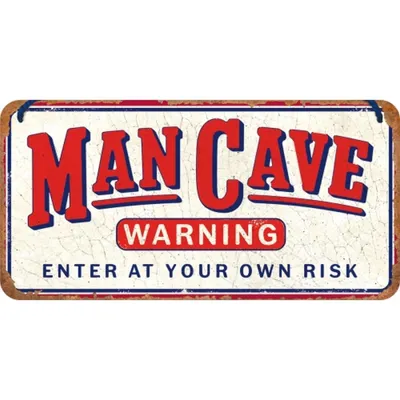 Produktbild von Nostalgic-Art - Hängeschild - Man Cave Warning