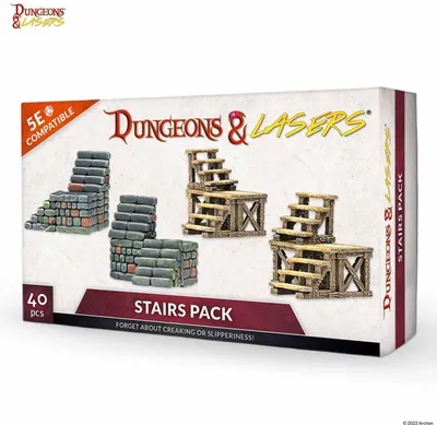 Produktbild von Archon Studio – DNL0038: Dungeons & Lasers Erweiterungsset: STAIRS PACK – Neu
